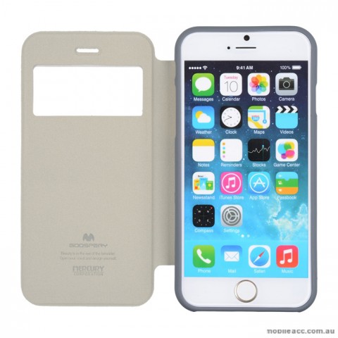 Korean WOW Window View Flip Cover for iPhone 5/5S/SE - White  X2