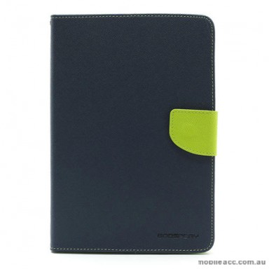 Korean Mercury Fancy Diary Wallet Case for Apple iPad mini 4 Blue