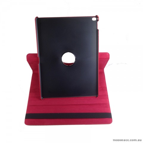360 Degree Rotating Case for Apple iPad Pro 12.9 inch 2015 2016 Version Red