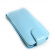 Synthetic PU Leather Flip Pouch Case for Apple iPod Touch 5 - Light Blue