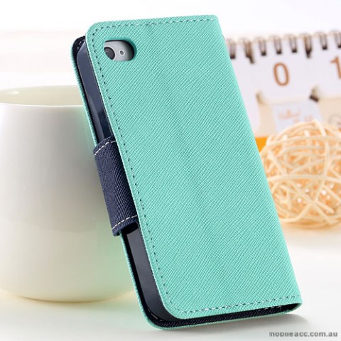 iPhone 6/6S Korean Mercury Fancy Diary Wallet Case - Green
