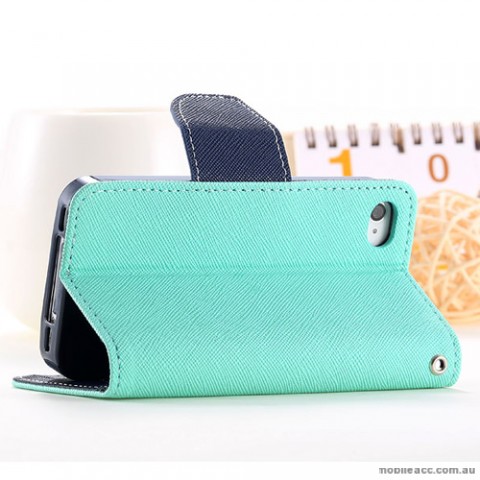 iPhone 6/6S Korean Mercury Fancy Diary Wallet Case - Green