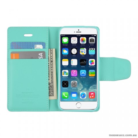 iPhone 6/6S Korean Mercury Sonata Diary Wallet Case - Green