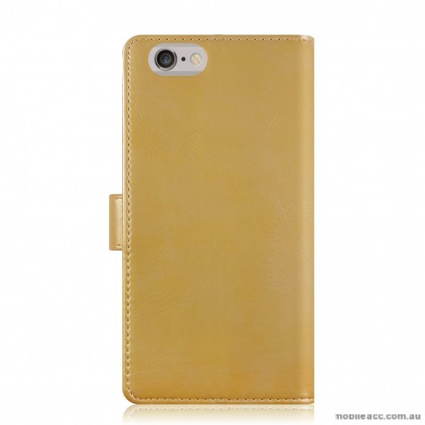 Mercury Blue Moon Diary Wallet Case for iPhone 6 / 6S Gold