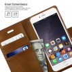 Mercury Blue Moon Diary Wallet Case for iPhone 6 / 6S Brown