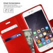 Mercury Blue Moon Diary Wallet Case for iPhone 6 Plus / 6S Plus Red