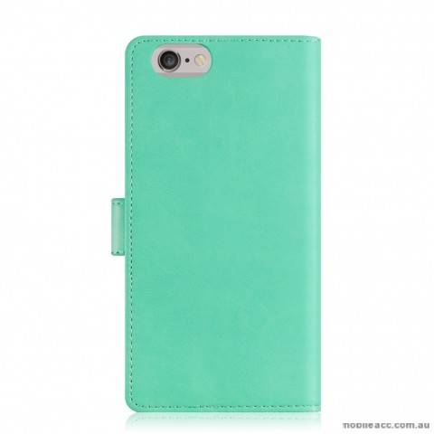 Mercury Blue Moon Diary Wallet Case for iPhone 6 Plus / 6S Plus Mint