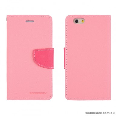 Korean Mercury Fancy Diary Wallet Case for iPhone 6+/6S+ - Baby Pink