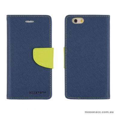 Korean Mercury Fancy Diary Wallet Case for iPhone6+/6S+ - Navy