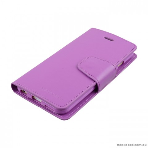 Korean Mercury Sonata Diary Wallet Case for iPhone 6+/6S+ - Purple