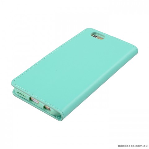 Korean Mercury Sonata Diary Wallet Case for iPhone 6+/6S+- Green