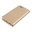 Korean Mercury Rich Diary Double Wallet Case for iPhone 6/6S Plus - Gold
