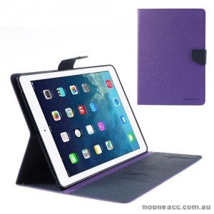 Mercury Goospery Fancy Diary Case For Apple New iPad 9.7 - Purple
