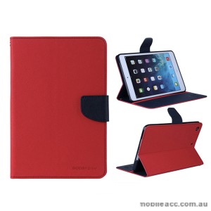 Mercury Goospery Fancy Diary Case For Apple New iPad 9.7 - Red