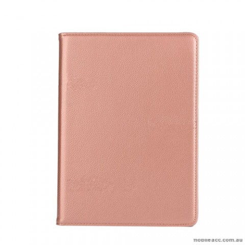 360 Degree Rotating Case for Apple New iPad 9.7(2017) - Rose Gold