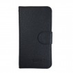 Synthetic Leather Wallet Case for Blackberry Z30 - Black/White