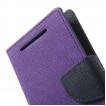 Korean Mercury Fancy Diary Wallet Case for HTC Desire 310 - Purple