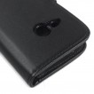 Synthetic Leather Wallet Case for HTC One Mini 2 (M8) - Black