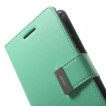 Korean Mercury Rich Diary Double Wallet Case for HTC one M9 - Green