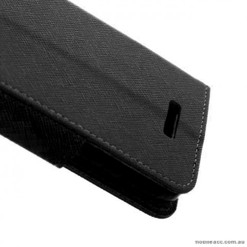Moon Wallet Case for HTC Desire 320 - Black