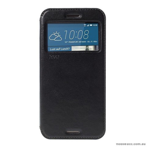 Korean Roar Wallet Case Cover for HTC One M9 - Black