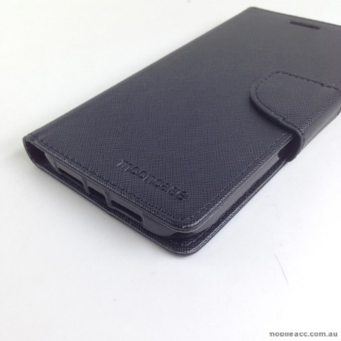 Mooncase Stand Wallet Case for HTC Desire 626 Black
