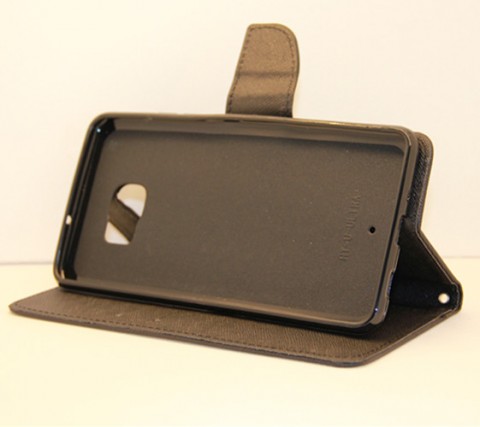 Mooncase Stand Wallet Case For HTC U Ultra Black
