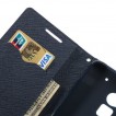 Korean Mercury Wallet Case for HTC One Max - Purple