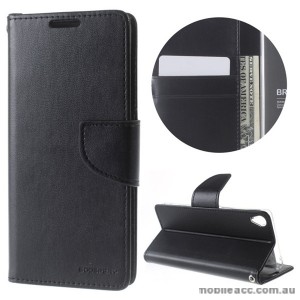 Mercury Goospery Bravo Diary Wallet Case For Oppo R9 Plus - Black
