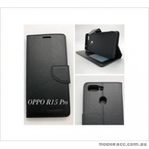 Wallet Case For oppo  R15 Pro BLK