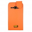 Synthetic Leather Flip Case for Telstra Dave 4G T83 × 2- Orange