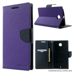 Korean Mercury Fancy Diary Wallet Case for Google Nexus 6 - Purple