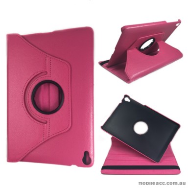 360 Degree Rotating Case for Apple iPad Pro 9.7 inch Hot PInk + SP