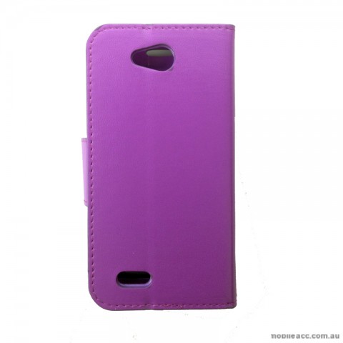 Synthetic Leather Wallet Telstra 4GX Buzz Purple