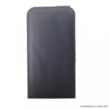 Synthetic Leather Flip Case for Telstra Tough Max Black