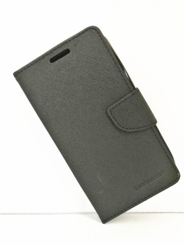 Mooncase Stand Wallet Case For Telstra ZTE Tough Max T84 - Black