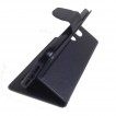 Mooncase Stand Wallet Case for Huawei G8 Black