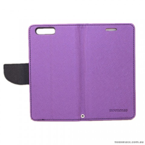 Mooncase Stand Wallet Case For Huawei P10 Plus Purple