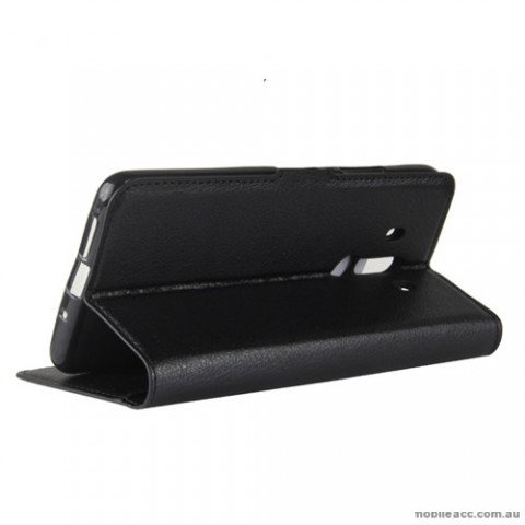 Mooncase Stand Wallet Case For Huawei Mate 10 Pro - Black