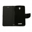 Mooncase Stand Wallet Case For Telstra Slim Plus/ZTE Blade L5 Black