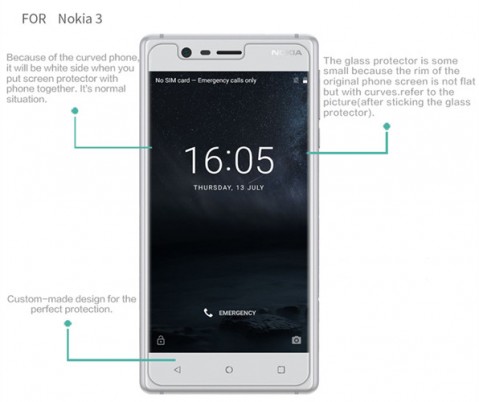Matte Anti-Glare Screen Protector For Nokia 3