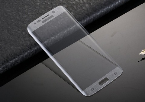 3D Full Cover Tempered Glass Screen Protector for Samsung Galaxy S6 Edge Clear
