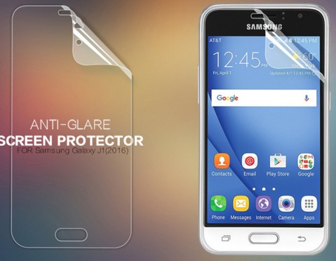 Plastic Screen Protector For Samsung Galaxy J1 2016 - Matte