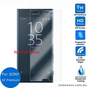 9H Premium Tempered Glass Screen Protector For Sony Xperia XZ Premium-BLack