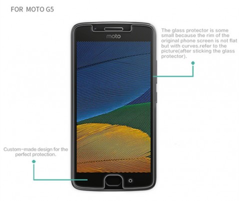 9H Premium Tempered Glass Screen Protector For Motorola Moto G5