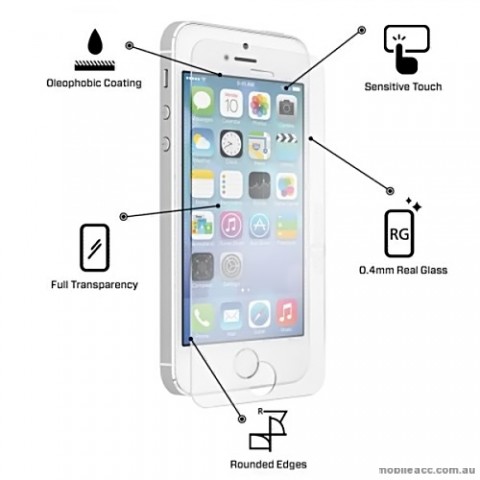 Premium Tempered Glass Screen Protector for iPhone 5/5S