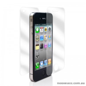Front and Back Screen Protector for Apple iPhone 4 / 4S - Clear