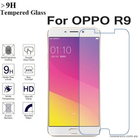 Premium Tempered Glass Screen Protector For Oppo R9