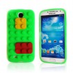 Removable Bricks Silicone Case for Samsung Galaxy S4 IV i9500