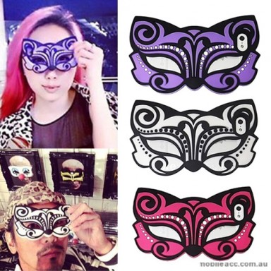 3D Cat Girl Mask Silicone Case Cover for iPhone 4 / 4S